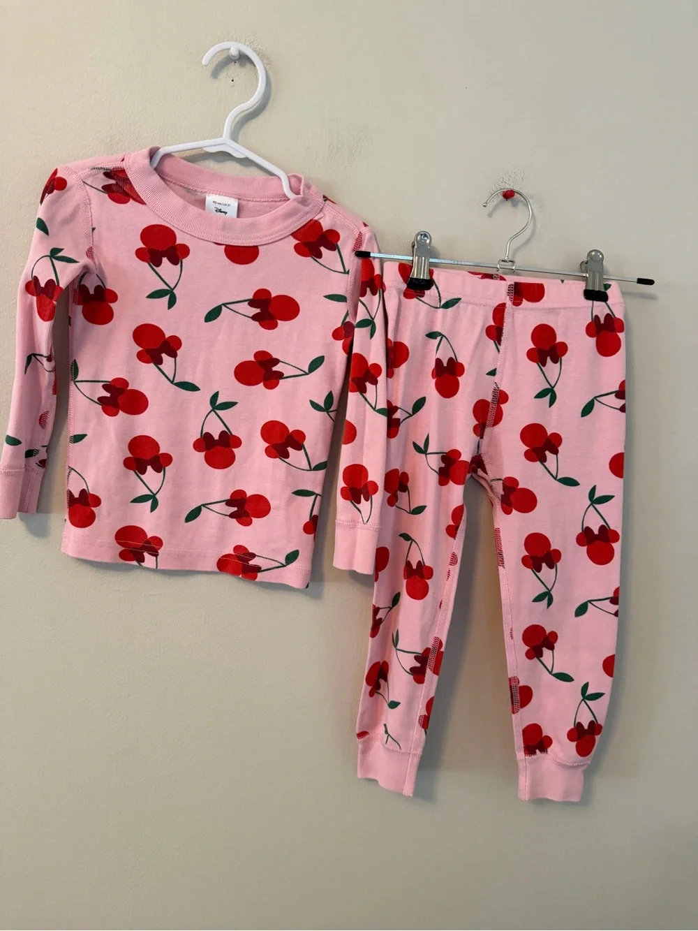 Hanna Andersson Mickey Mouse Cherry Print Pajama Set